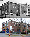 Before & After (1937 & 2009) - 15th & Harrison - Fire Station - Engine Company Seven - Side