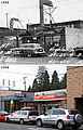 Before & After (1955 & 2009) - 411-415 15th Ave E - Hill Top Cafe, Philco, Superb Cleaners - Victrola, Superb Cleaners