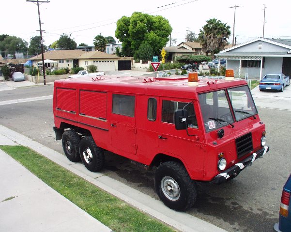 A friend of mine is converting a 6WD Volvo C303 ex-firetruck to be a 