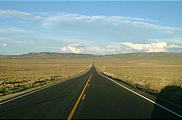 Nevada Route 50 - one of many long, long straight roads (7/14 7:36 PM)