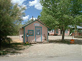 tiny pink post office in Thompsons Springs (7/20 12:23 PM)
