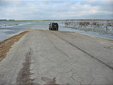 Texas - Amistad National Recreation Area - Old Road into Water - Jeep