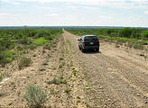 Texas - Mexican Border Road Along Rio Grande From Eagle Pass to Laredo - Road