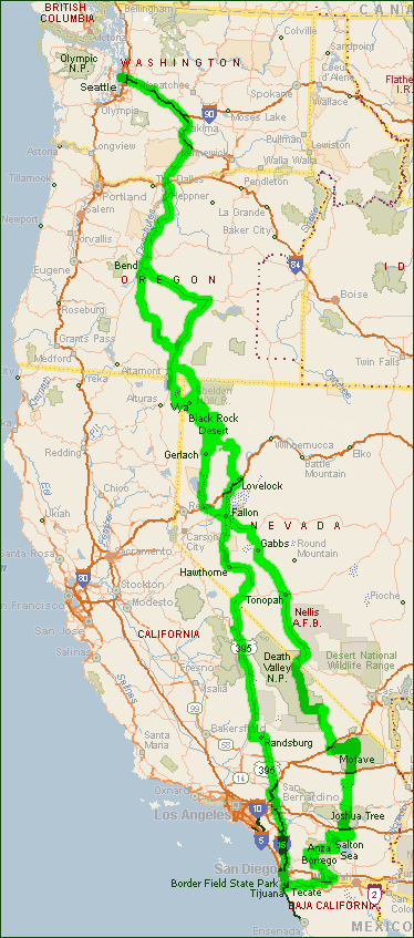 California jeep trail maps #4