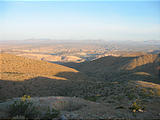 El Paso Mountains - Camping - View of Red Rock Canyon area (June 2, 2006 6:15 AM)