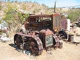 El Paso Mountains - Bickel Camp - Tractor on Treads (June 2, 2006 9:46 AM)