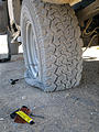 Nevada - Flat Tire at Sulphur - Sportsmobile