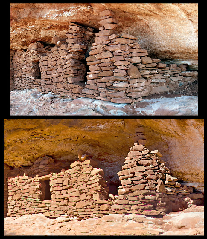 Utah - Ruins - Before & After - Citadel Ruin