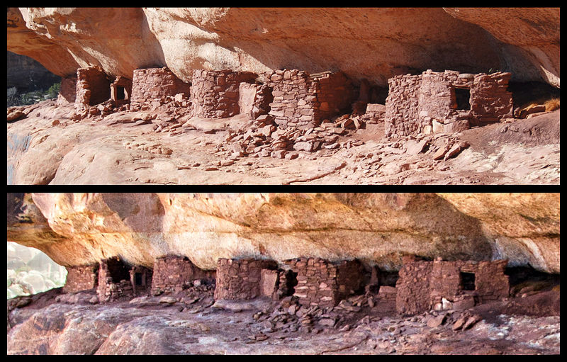 Utah - Ruins - Before & After - Lewis Lodge