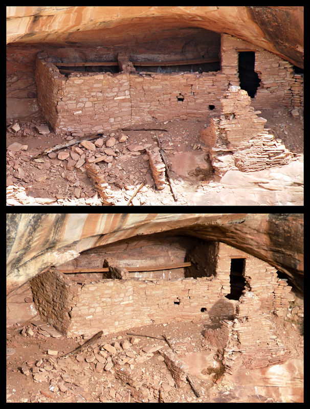 Utah - Ruins - Before & After - Over Under Ruin (Upper)
