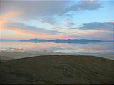 Floating Island - Looking out over salt flats - Sunset (7:00 PM Oct 3, 2005)