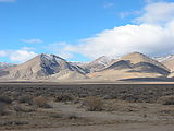 Granite Springs Valley - Bluewing Flat Playa - Sahwave Mountains