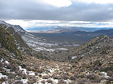 Deer Canyon - Cowles Ranch Summit - Snow - Looking West