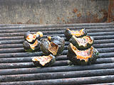 Dinner - Chitons - on BBQ