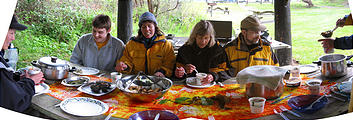 Dinner - Eating - Panorama