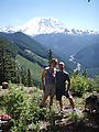 Campsite - Rainier - Laura - Geoff (Photo by Laura)