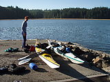 Willapa Bay - Kayaking - Loading - Laura