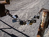 Deschutes National Forest - Odell Butte - Locks - On Gate