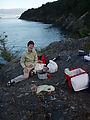 Kayaking Lummi Island - DNR Campsite - Dinner - Laura