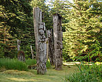 Anthony Island - Ninstints - SGang Gwaay - Native Ruins - Totem Poles