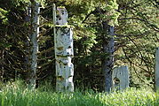 Anthony Island - Ninstints - SGang Gwaay - Native Ruins - Totem Poles