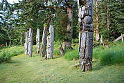 Anthony Island - Ninstints - SGang Gwaay - Native Ruins - Totem Poles