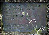 Rose Harbour - Plaque in memory of Chinese and Japanese Workers