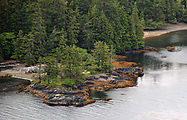 Rose Inlet - From the Air - Campsite Beach - Plane ride Home