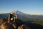 High Rock Lookout Hike - Laura - Mt. Rainier - Geoff, Laura