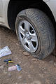 Pumphouse Road - Flat Tire on the Toyota RAV4