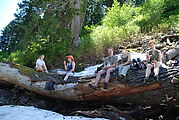 Lunch - Snow - Emily - Suzanne - Lars - Jeni - Laura