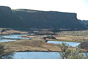 Floodand Camping - Southern End, Looking South - Trail Lake