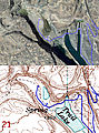 Floodand Camping - Map & Satellite Image Close-Up