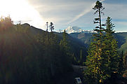 Aerial - Huckleberry Ridge - Mt Rainier