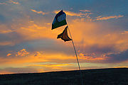 Floodland - Flags - Sunset (Photo by Mars)