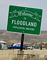 Floodland - Entrance - Sign