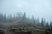 Salmo Mountain - Fire Lookout Tower - Fog