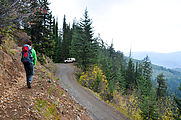 Shedroof Divide Trail - Trailhead - Sportsmobile