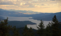 Bangs Mountain - Campsite - Columbia River - Sunset