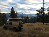 Bangs Mountain - Campsite - Sportsmobile - Sunset