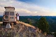 Bodie Mountain - Sunset - Sportsmobile - Summit