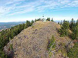 Aerial - Bodie Mountain - Sportsmobile - Summit