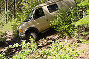 Schnebly Road - Locked Gate - Driving Around - Sportsmobile