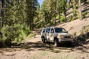 Schnebly Road - Locked Gate - Sportsmobile