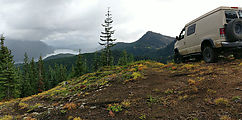 Keechelus Ridge - West of Kachess Lake - Very Steep Hilltop Climb - Panoramic View - Sportsmobile