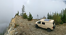 Keechelus Ridge - West of Kachess Lake - NF Road 127 - Road End - View Campsite of Kachess Lake - Sportsmobile