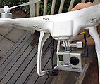 DJI Phantom - GoPro Hero2 Camera - FatShark Antenna