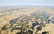 Botswana - Flight to Moremi - View from the air