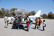 Botswana - Arrival in Moremi - Airplane