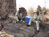 Botswana - Savute - Baobob - Making Yogurt